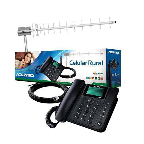 Kit Celular Rural Aquario Ca-802 Dual Chip