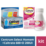 Kit Centrum Select Homem C/30 +cálcio Caltrate C/30