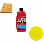 Kit Cera Liquida Automotiva Carnaúba Pura Mothers Flanela Aplicador