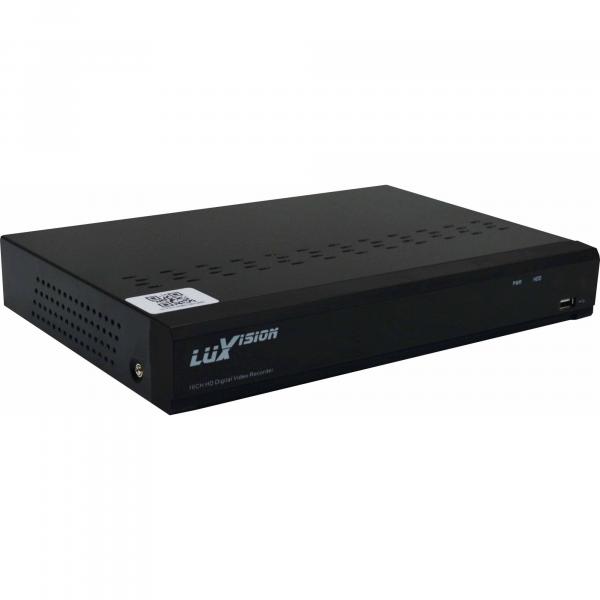 Kit Cftv 4 Câmeras Luxvision 720p Dvr 4 Canais Luxvision ECD 5 em 1 + HD WDP 2TB