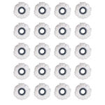 Kit com 20 Refis Universal de Microfibra para Esfregão de Balde Spin Mop