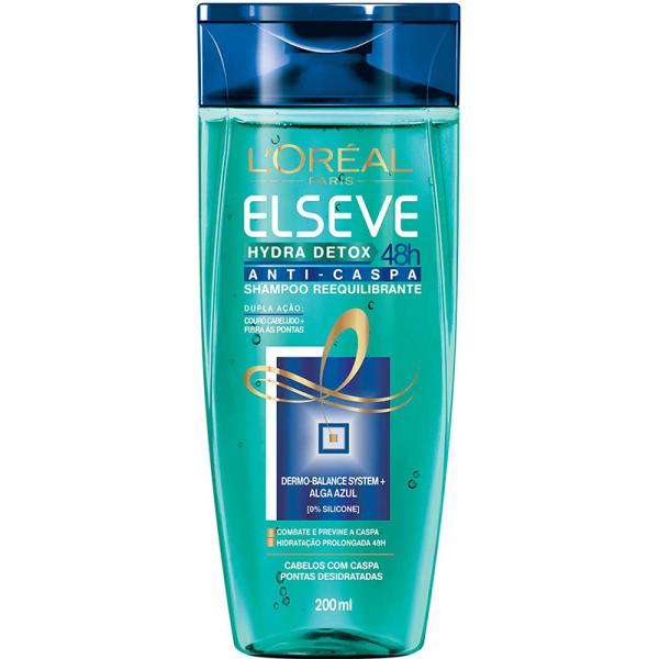 Kit com 12 Shampoo Elseve Anticaspa Hydra Detox 200 Ml - Z_empório Veredas