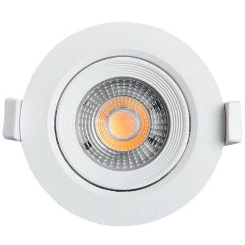Kit com 10 Spot LED Embutir PP - 5W - 6500K - Branco Frio Redondo - Startec