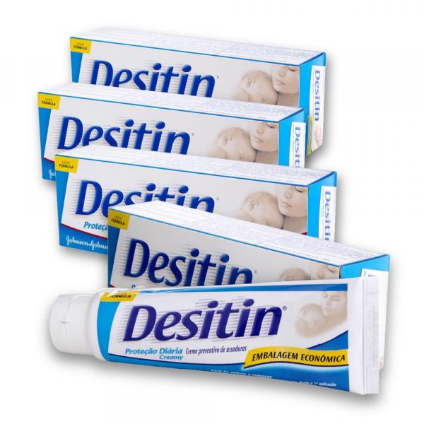 Kit com 4 Cremes Preventivo de Assaduras DESITIN Creamy 113g - Desitin