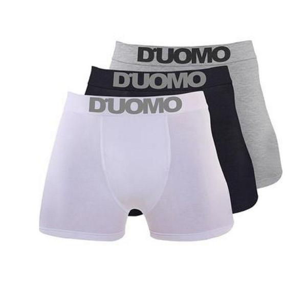 Kit com 4 Cuecas D UOMO Boxer Class com Costura P - Duomo