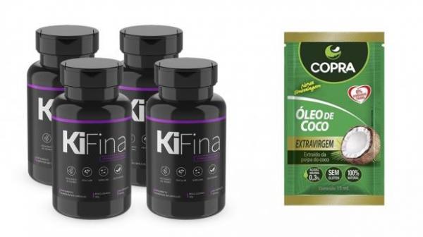 Kit COM 4 KiFina + Brinde Óleo de Coco 15ml