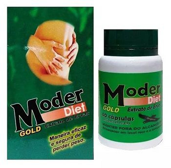 Kit com 4 Moder Diet Gold - 40 Caps. - Erusmed