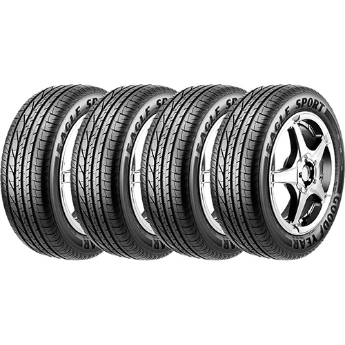 Tudo sobre 'Kit com 4 Pneus Goodyear Aro 16 Alta Performance 205/55R16 91V Eagle Sport'