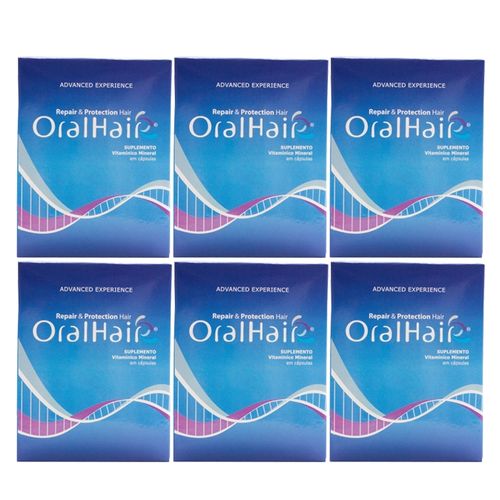 Tudo sobre 'Kit com 6 Oral Hair Bedalm Pharma C/60 Cápsulas'