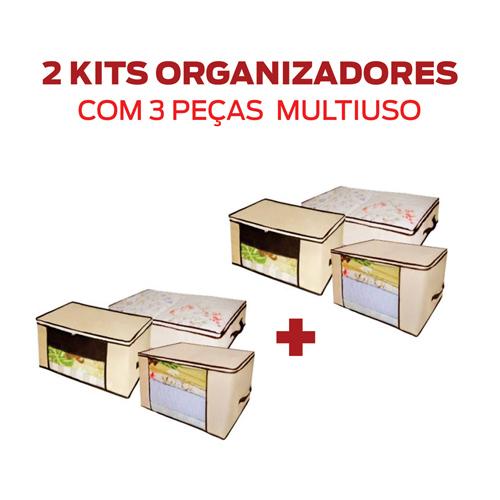 Kit com 6 Organizadores Mulituso - VB Home