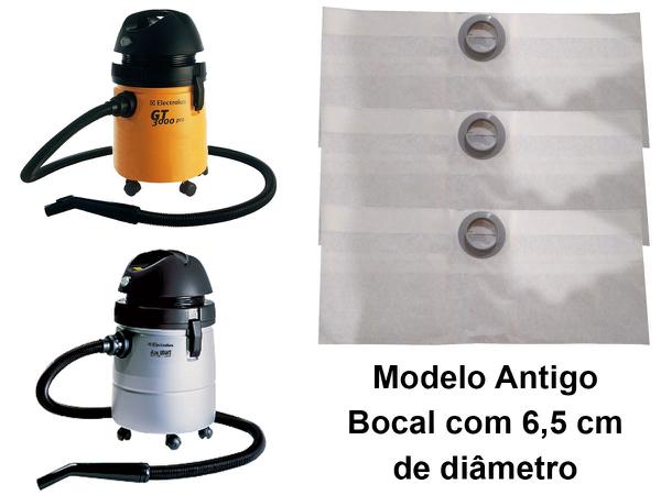 Kit com 6 Sacos Descartáveis Aspirador de Pó Electrolux A20 Gt 3000 - Oriplast