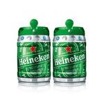 Kit com 2 Barris de Chopp Heineken com 5 Litros Cada
