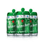 Kit com 3 Barris de Chopp Heineken com 5 Litros Cada