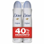 Kit com 2 Desodorantes Aerosol Dove Original 100g