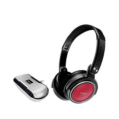 Kit com Headphone e Cx. Acústica - Cv18523 - Vermelho - Coby