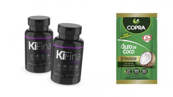 Kit COM 2 KiFina + Brinde Óleo de Coco 15ml