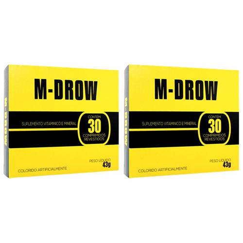 Tudo sobre 'Kit com M-Drow - 30 Comprimidos Revestidos - Intlab'