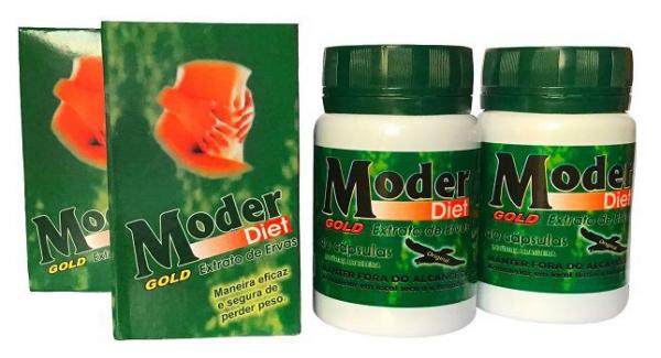 Tudo sobre 'Kit com 2 Moder Diet Gold - 40 Cáps. - Erusmed'