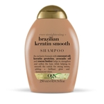 Kit com 2 OGX Shampoo Brazilian Keratin Smooth 250ml