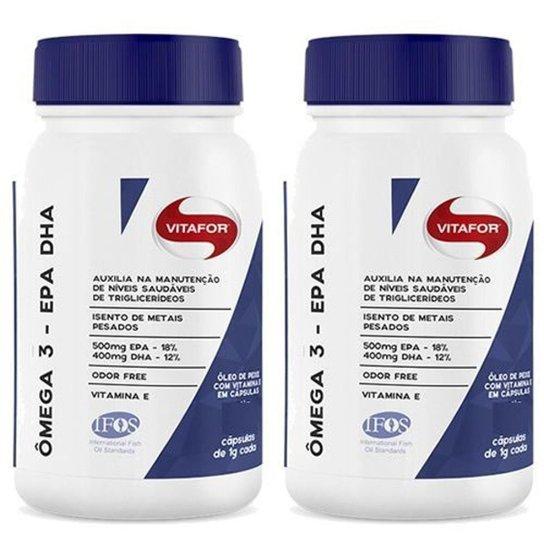 Kit com 2 Ômega 3 EPA DHA 120 Cápsulas - Vitafor