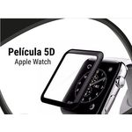 Kit com 3 Película 5d Nano Gel para Apple Watch 42mm Tela Inteira