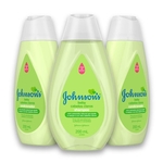 Kit com 3 Shampoos JOHNSON'S Baby Cabelos Claros 200 ml