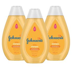 Kit com 3 Shampoos Johnsons Baby