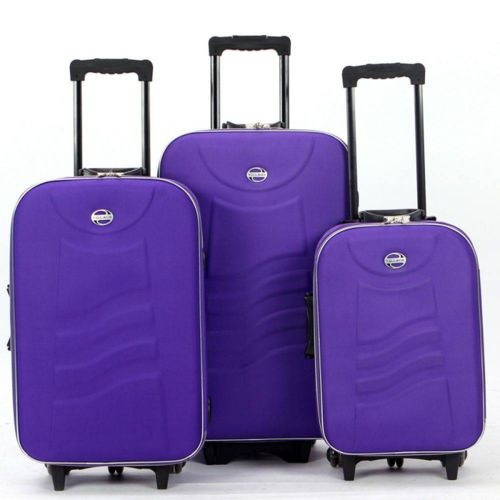 Kit Conjunto de 3 Malas de Viagem C/ Rodinhas