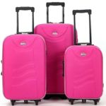 Kit Conjunto de 3 Malas de Viagem C/ Rodinhas