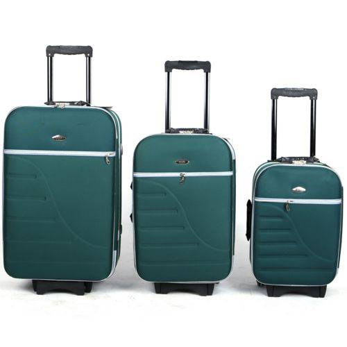 Kit Conjunto 3 Malas de Viagem com 8 Rodinhas