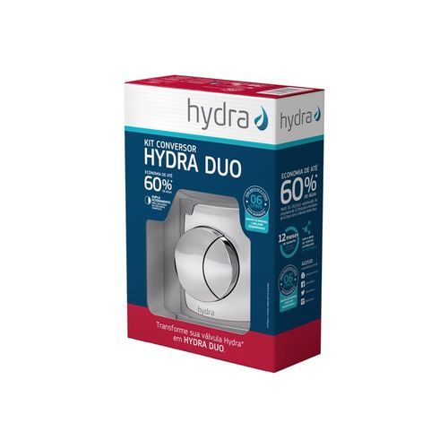Kit Conversor Hydra Max para Hydra Duo 1.1/4" Hydra Duo Cromado