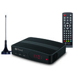 Kit Conversor Tv Digital + Antena Interna Hdtv Cabo 1,5m Itrend Itdtv1101