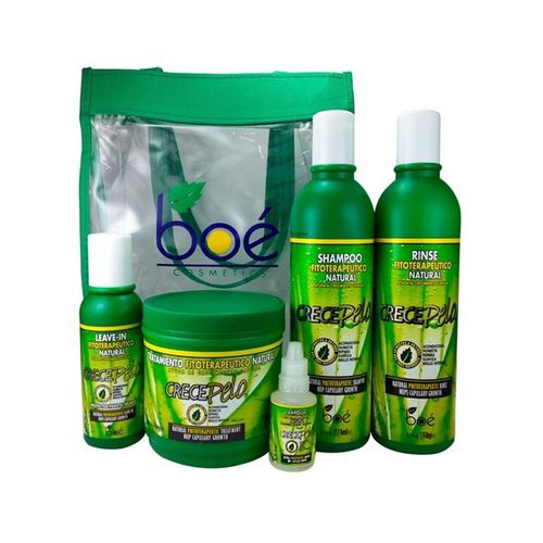 Kit Cresce Pelo Boé Cosmetics - 5 Produtos - Boe