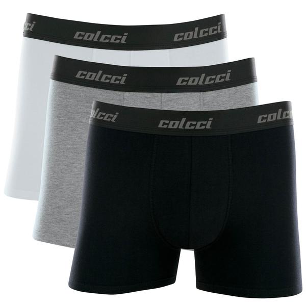 Kit 3 Cuecas Boxer Cotton - Colcci