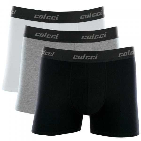Kit 3 Cuecas Boxer Cotton - Colcci