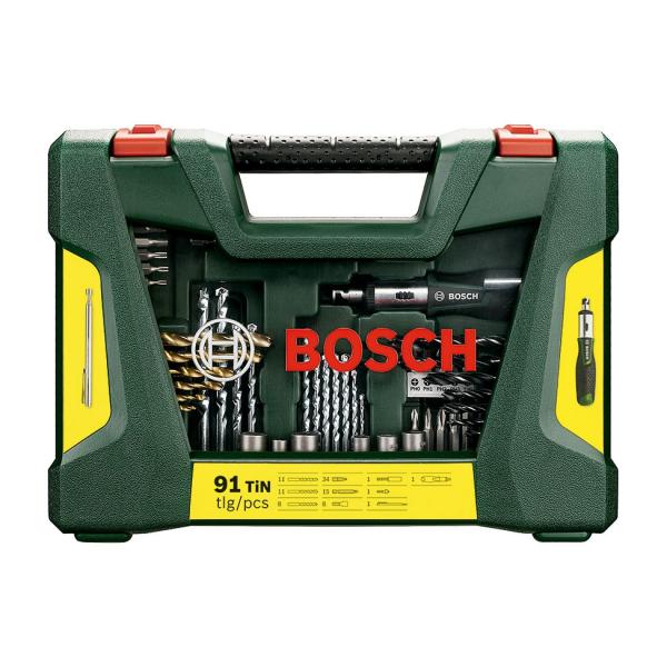 Kit de Acessórios Bosch 91 Peças - V-LINE