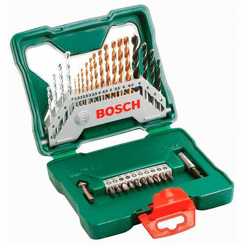 Kit de Acessórios Bosch X-line Titânio com 30 Peças