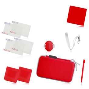 Kit de Acessórios Tech Dealer para 3DSXL e DSi XL 9822 - Vermelho