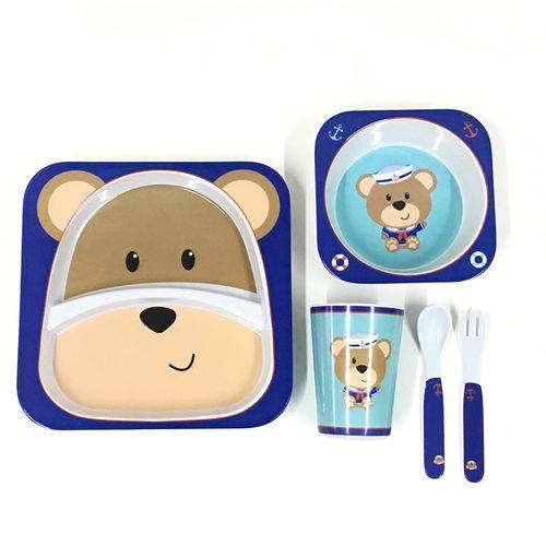 Tudo sobre 'Kit de Alimentação - Urso Marinheiro - Unik Toys'