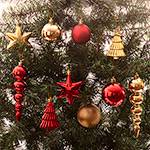 Tudo sobre 'Kit de Bolas e Enfeites Vermelhos e Dourados 64 Peças - Orb Christmas'