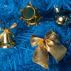 Kit de Enfeites para Árvore de Natal 21 Peças Dourado - Orb Christmas
