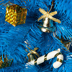 Kit de Enfeites para Árvore de Natal 18 Peças Dourado - Orb Christmas