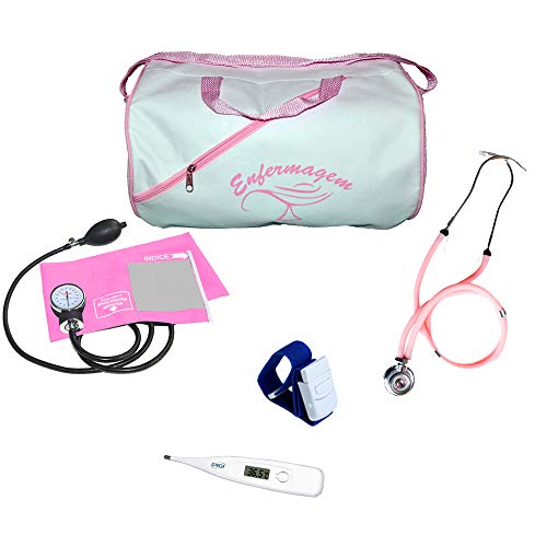 Kit de Enfermagem Básico - Premium (Rosa)