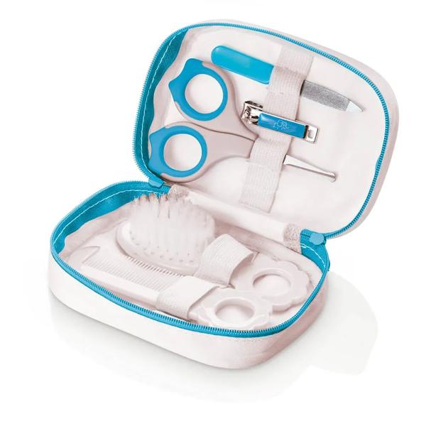 Kit de Higiene e Cuidados para Bebês Multikids Baby Azul