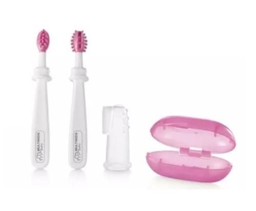 Kit de Higiene Oral Rosa 0+M - Multikids