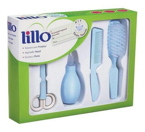 Kit de Higiene para Recém Nascido Azul Lillo