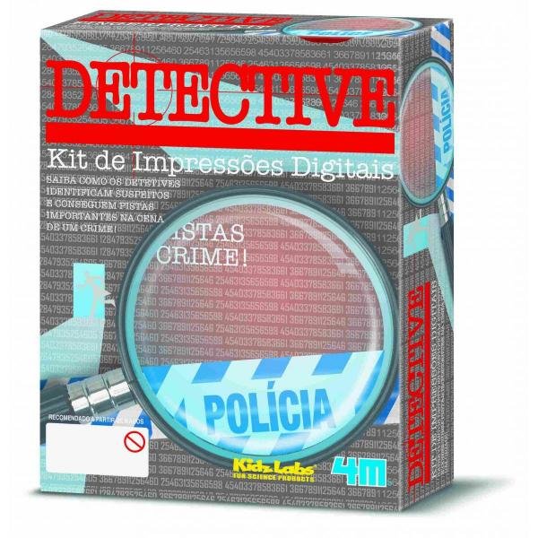 Kit de Impressões Digitais Detetive 4M
