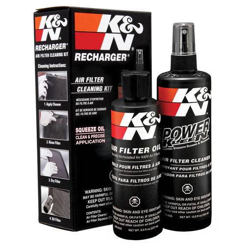 Tudo sobre 'Kit Limpeza Filtro K&N Spray 99-5050'