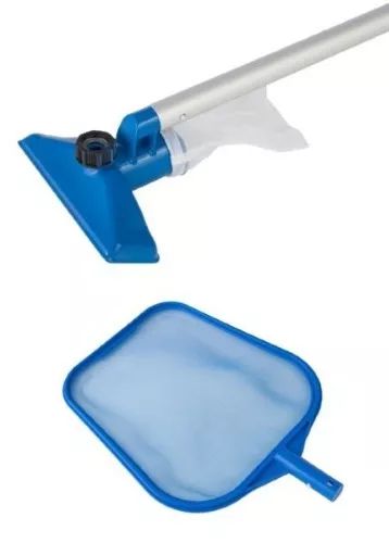 Kit de Limpeza Manutenção Piscina Intex Aspirador e Peneira