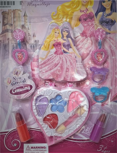 Kit de Maquiagem Infantil Princesas